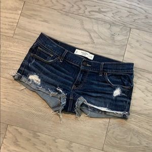 Abercrombie denim shorts, size 6